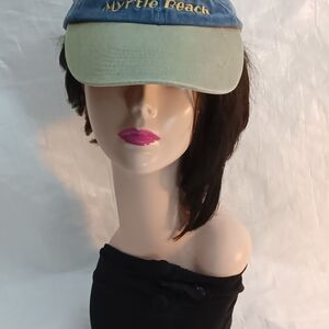 Two-Tone Baseball Cap - Blue & Light Green